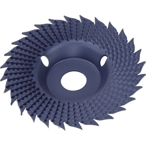Disque de meulage pour meuleuse d'angle, roue de polissage et façonnage en acier inoxydable, bleu, pour bricolage et travail du bois (1/5)