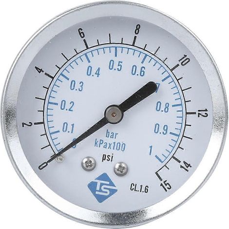 TS Y60Z4-15psi 1/4NPT Y60 Professionelles axiales Manometer für die Druckmessung im Haushalt