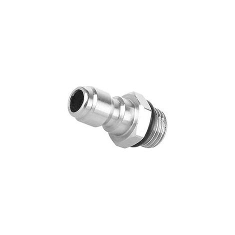 Adaptateur Raccord Rapide 1/4 Pouce Mâle en Acier Inoxydable pour Lance à Mousse et Pulvérisateur de Savon Laveuse Haute Pression (1/4)