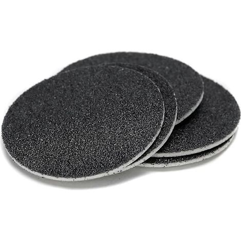 Papier de verre de rechange pour lime électrique pour pieds, 120 pièces, tampons auto-adhésifs extra-gros grain 80 pour l'élimination des callosités-AquaForge