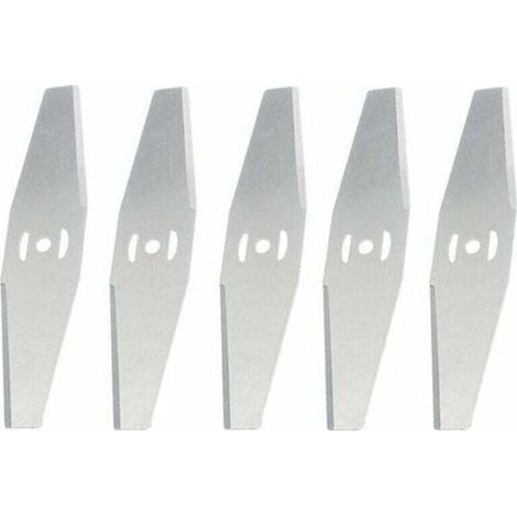 Coupe Bordure Lame De Rechange, pour Coupe Bordure sans Fil Garniture De Jardin,Metal Blade,,argent,5 pièces (1/5)