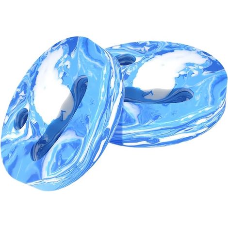 Disques D'entraînement Aquatique - Flotteurs De Piscine Eva Hand Grip Paddles, Anneaux De Résistance À La Natation, Support De Flottabilité Des Bras, Accessoire De Pratique De Fitness Pour Débutants (1/5)
