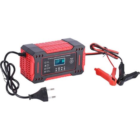 Chargeur de batterie 6 A, chargeur de batterie portable au plomb-acide 12 V 6 A pour voiture (1/4)