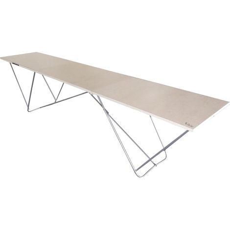 Nespoli Holz-Tapeziertisch 300x60x72 cm Multifunktionstisch Mehrzwecktisch