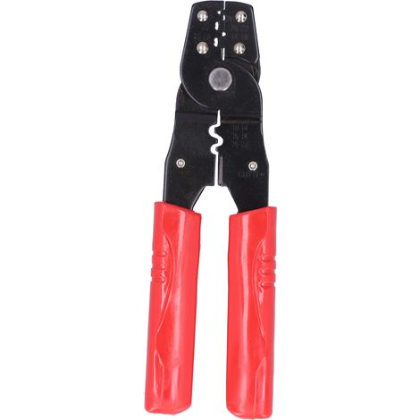 Pince à sertir multifonction HS-202B pour câbles, coupe-fil et dénudeur compact portable