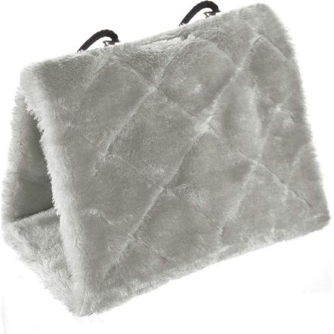 Hamac suspendu pour perroquet, cage-grotte, nid d'oiseau gris KLB
