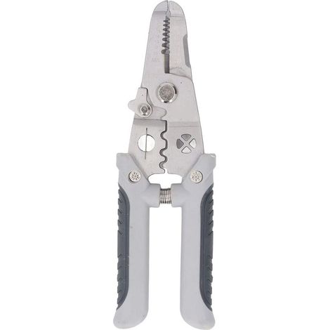 Pince à Dénuder Multifonctionnelle 10 12 14 16 18 20 22 AWG, Dénudage, Sertissage, Emballage, Pince Coupante, Pince à Dénuder, Pince à Sertir, Outil, électricien pour Serrer, (1/4)