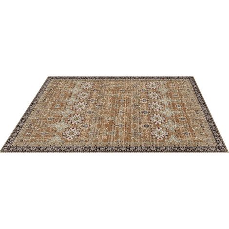 Tapis Lavable Grand Format 75x95 ft Antidérapant Doux Design Vintage pour Animaux et Enfants Intérieur Chambre Salon Bureau (1/5)