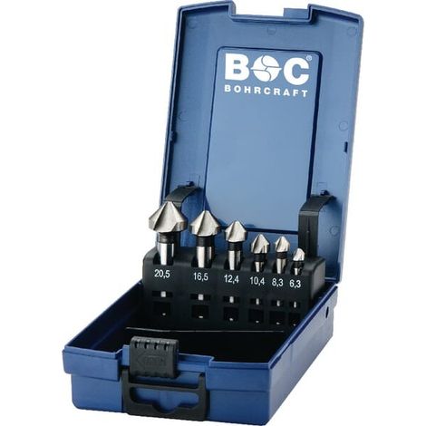 DIN 335 C Kit de fraisage HSS, boîtier ABS KS6-K // 6,3 - 20,5 / 6 pièces Engins de forage 17001330006 (1/2)