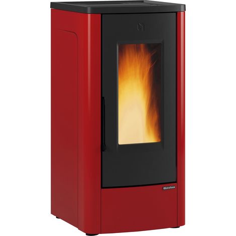 STUFA A PELLET KW10 DAHIANA BORDEAUX (1/2)