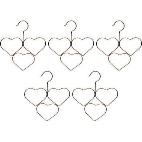 Lot de 5 organisateurs de foulards suspendus en forme de (1/5)