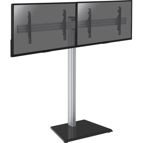 Support sur pied pour 2 écrans TV 50'' - 55'' - Hauteur 175cm - A poser (1/3)