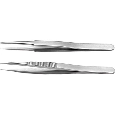 Kit de brucelles RS PRO en inox ( Prix pour 1 Kit )