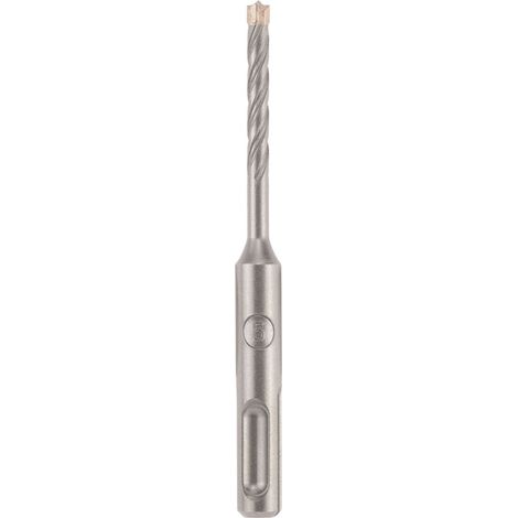 kwb HB4X SDS Plus Hammerbohrer, 110 mm, Ø 5 mm (Hartmetall-Platte, Vier Schneiden, Zentrierspitze, Vierfach-Plus-Spirale, Werkzeugstahl, SDS Plus)