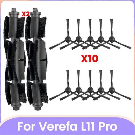 Pièces détachées pour aspirateur Verefa L11 Pro : rouleau principal, brosse latérale et accessoires de remplacement (1/5)