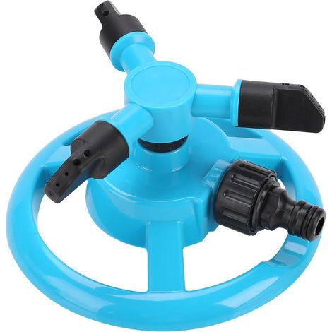 Arroseur Rotatif - 360 Degres - 3 Bras - Reglable - Pour Jardin Pelouse Arbres Arbustes - Pack de 2 (1/5)