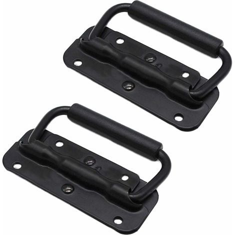 Poignée de porte coulissante Traction d'Acier Inoxydable Boîte Poignée Levage Boîte Outils Ressort Poignée Pliante Acier Inoxydable Poignée Caisse Poignées Traction Ressort Poignées Pliantes En Acier (1/5)