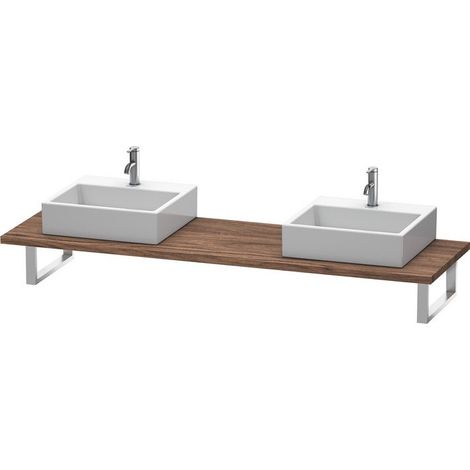 Console Duravit L-CUBE 800x550x30mm noyer foncé