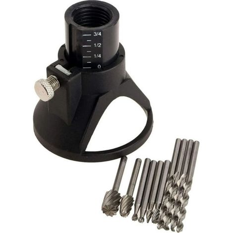 11 Kit de accesorios rotativos, multiherramienta para cortar y taladrar, diseño compacto 6x6x5 cm, para herramientas rotativas (1/5)