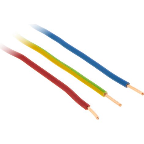 Fil électrique HO7V-U 3x1,5mm² - Zenitech