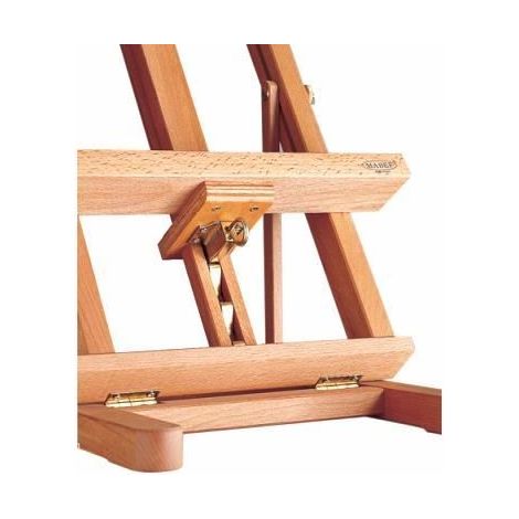 Chevalet de table - MABEF - en hêtre évaporé huilé - réglable en hauteur