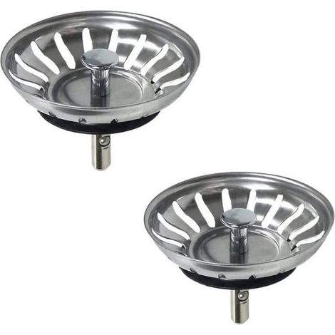 2 Of Filter to e Vier in stainless steel, Cap of Filter, Cap of Drain, Filter e Vier Kitchen, Filter of Drain D'[337] (1/4)