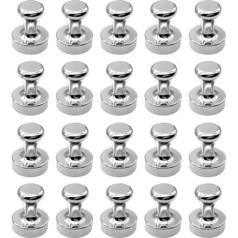 20 Pcs Mini Aimants de Frigo, Aimant Puissant, Aimant Neodyme, Lot de Aimant Néodyme Super Puissant pour Frigo, Aimants Puissants (12x16cm)