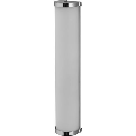 Badezimmer-Wandleuchte BATHROOM CLASSIC CYLINDER 455 mm, Chrom, E14-Fassung, kompatibel mit smarter Glühbirne, hochwertige Verarbeitung, zylindrische Form, Schutzart IP44 (1/4)