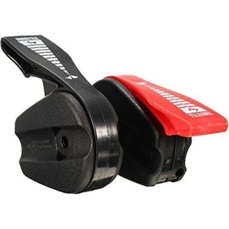Commandes de tondeuse. Poignée de commande. Accélérateur. Accessoires pour matériel de jardinage. Rouge (1/3)