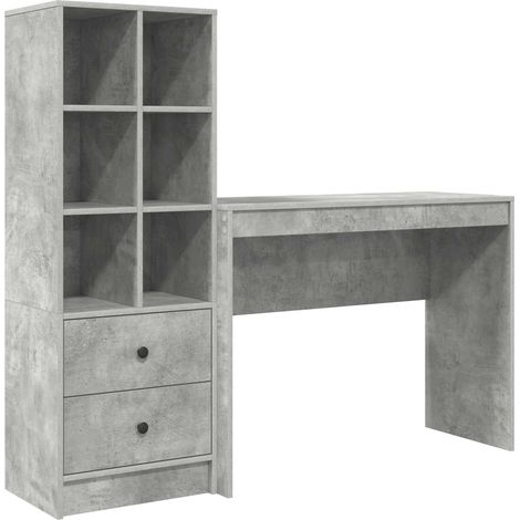 Maison Exclusive - Schreibtisch mit Schubladen mit Regal 2 pcs Be