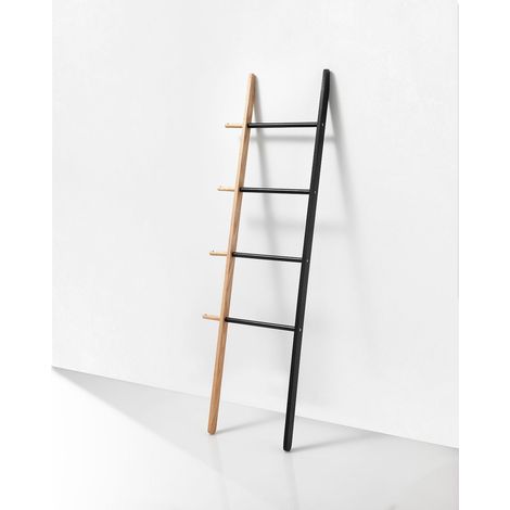 "Scala porta asciugamani BING nera in legno" (1/2)