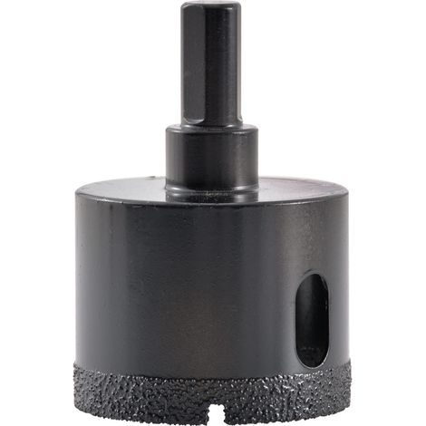 Foret diamanté pour scie cloche à noyau brasé 45 mm, coupe-trou creux pour verre, porcelaine, carrelage, marbre, céramique, granit (1/5)