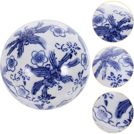 Boules Céramique Flottantes Style Chinois Décoration Aquarium Poisson Accessoire Maison Plusieurs Styles (1/5)