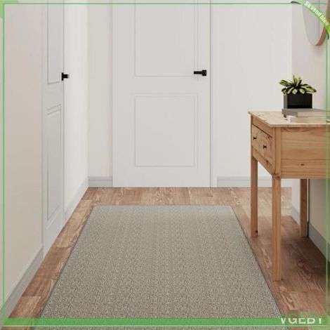 355773 Tapis de couloir aspect sisal platina 80x400 cm (1/5)