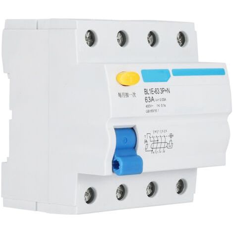 Current Circuit Breaker, AC 230V 63A RCCB Interior Decoration, for Construction Engineering Transformation Rural Network (1/5)