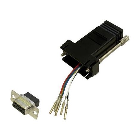 BKL Electronic  10121101 Adattatore Presa SUB-D a 9 poli - Presa RJ12 1 pz. Singolo