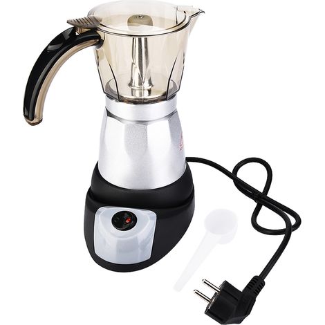 Percolateur électrique de cafetière expresso de cuisinière de Pot de Moka de grande capacité 300ml