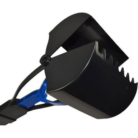 Pelle à déjections - Pratique - Portable - Manche long - Plastique - Noir (1/4)