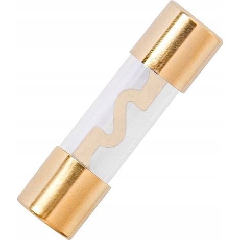 Fusibile in vetro AGU 80A 10,3x38mm placcato oro