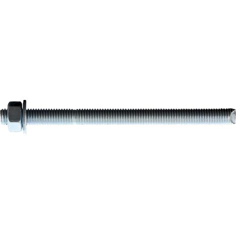 Bout fileté classe 5,8 zingué - 20 x 260 mm - boîte de 10 pièces - SPIT