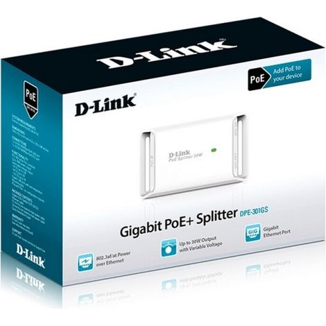 d-link DPE-301GS Adaptateur PoE Blanc 32 W (1/5)