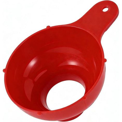 Weitmund Trichter für Gläser & Flaschen, Kunststoff, Rot (1/5)