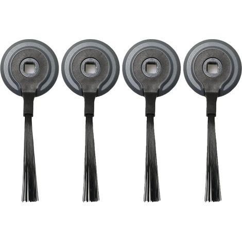 Set di 4 spazzole laterali per robot aspirapolvere Shark R85/S86/R71/RV871/AV752 - Accessori per robot spazzatrici, nero (1/3)
