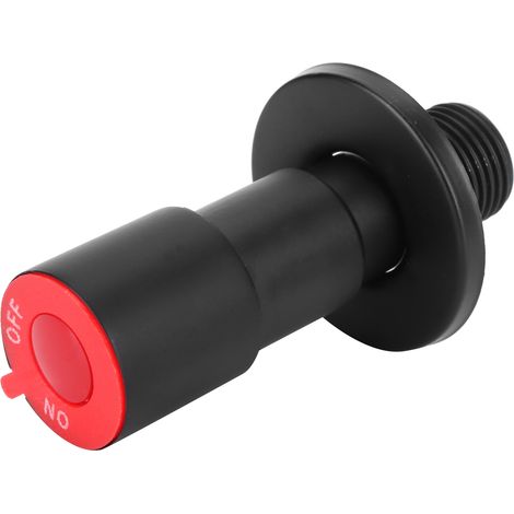 Robinet d'arrêt en acier inoxydable G1/2 pour salle de bain et toilettes, monocommande eau chaude (1/5)