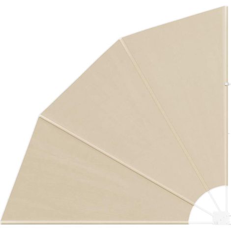 Maison Exclusive - Schermo di Privacy per Balcone 140 x 140 cm Poliestere Beige