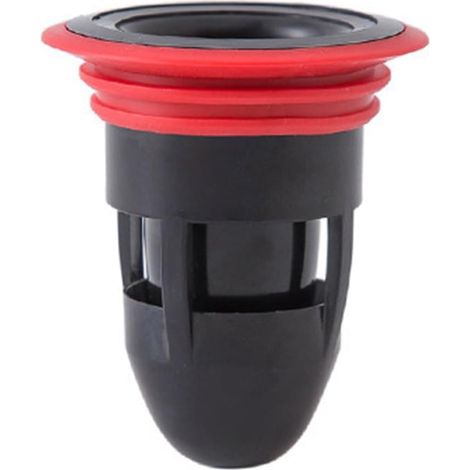 washing machine drain hose seal, shower floor drain backflow preventer for kitchen and bathroom (black) (1/5)