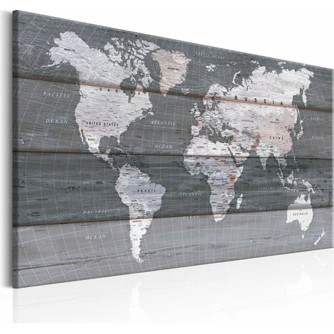 Tableau la terre grise - 90 x 60 cm (1/4)