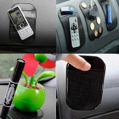 Organiseur de tableau de bord pour téléphone portable - 4 pastilles adhésives antidérapantes