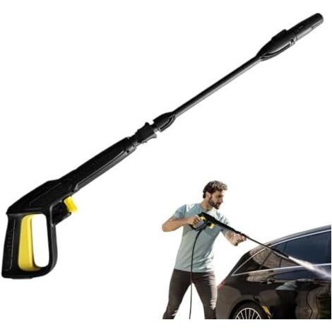 Lance D'arrosage Haute Pression Pistolet Réglable Outil de Nettoyage pour Jardin Terrasse Animaux Piscine - (1/5)