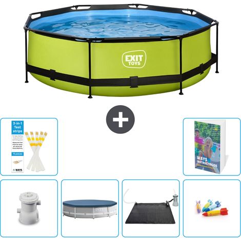 Exit Pool Rund - 300x76 cm - 7-teilig S211